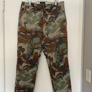 J. Crew camouflage 770 straight fit chino pant size 34/30